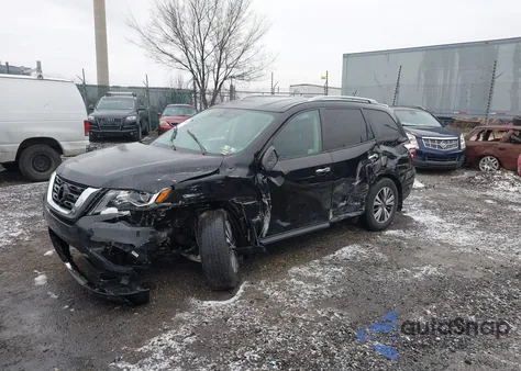 2018 Nissan Pathfinder S из США, поврежденный, VIN 5N1DR2MM6JC676500